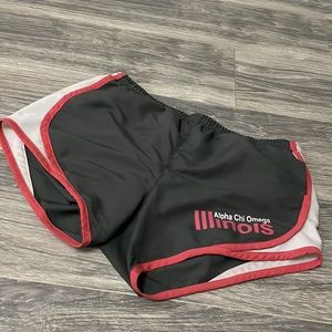 Alpha Chi Omega Illinois AXO workout shorts sorority